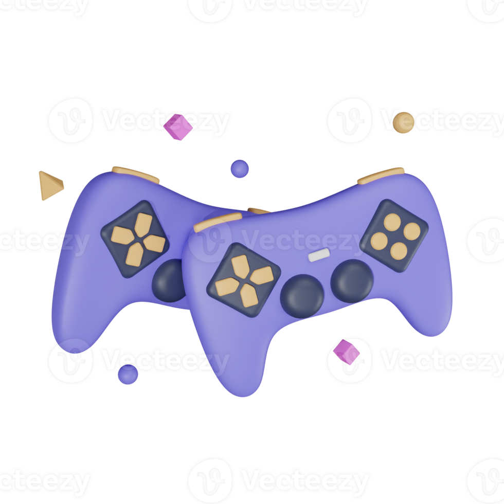 3d icon joy stick metaverse illustration concept icon render png