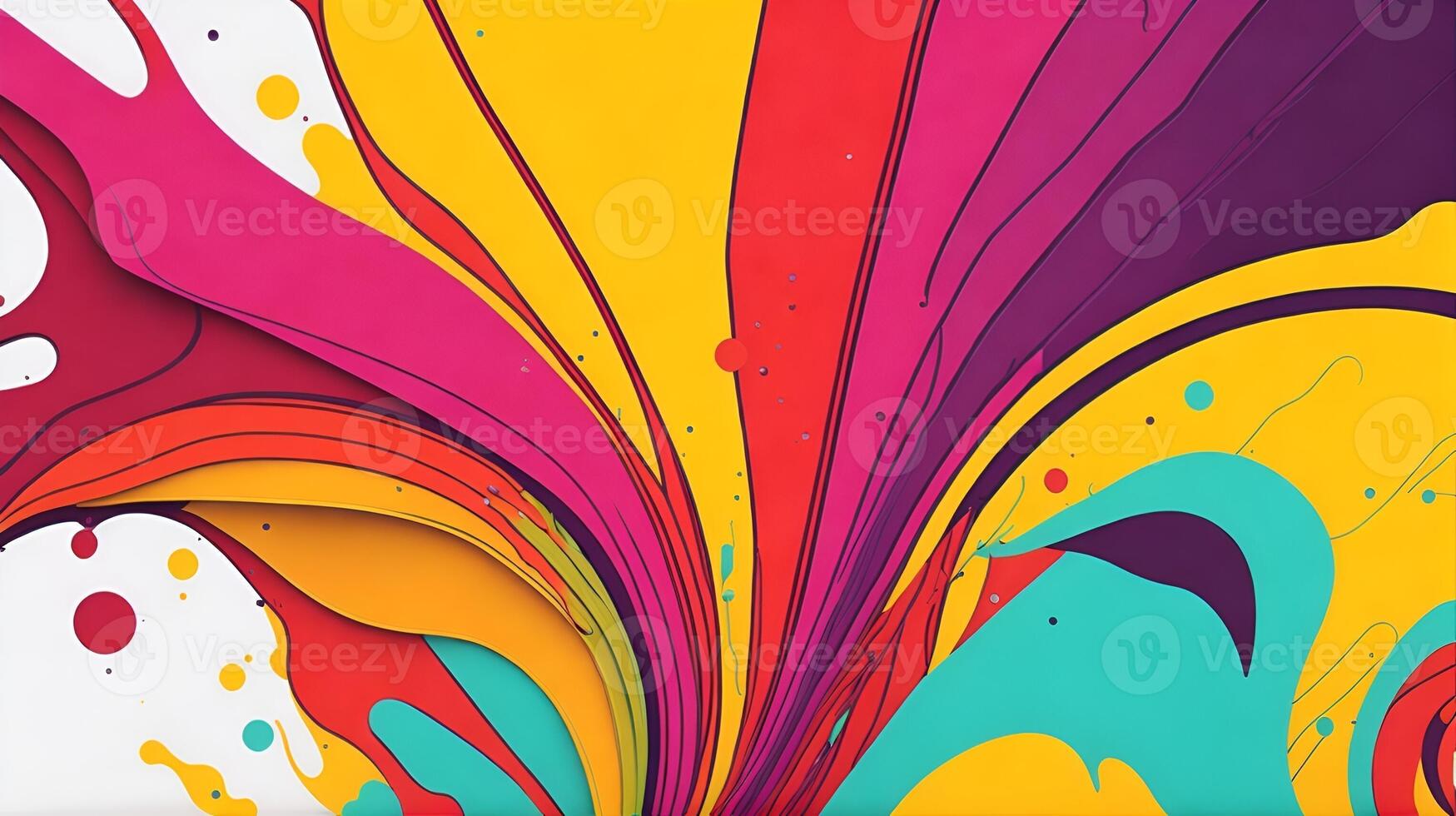 Abstract color texture modern futuristic pattern colorful background splash of bright colors photo
