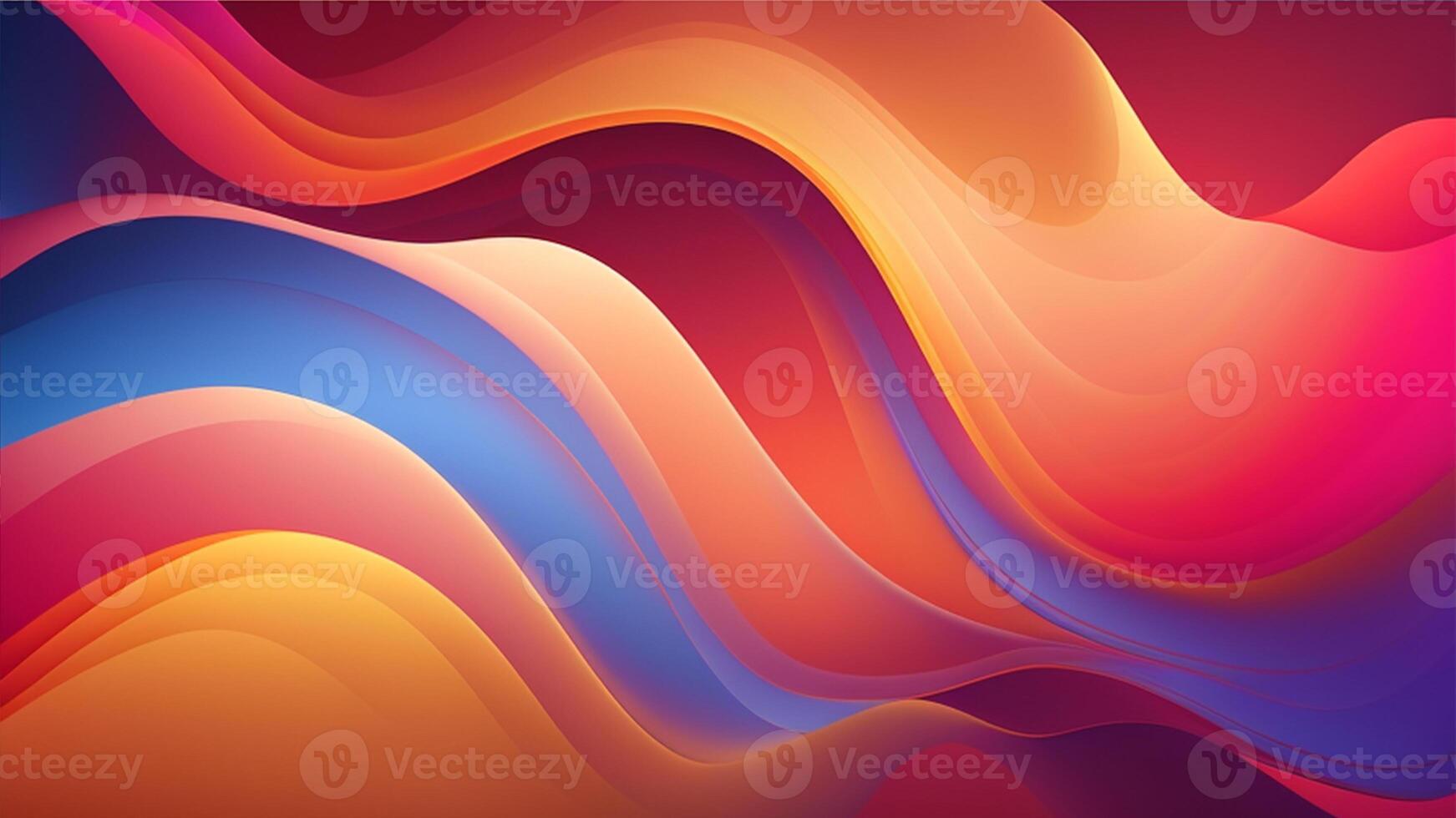 abstract background with waves photo