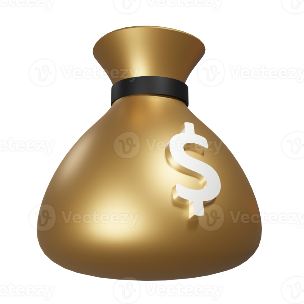 3D RENDER BUSINESS AND FINANCE ICONS SALARY png