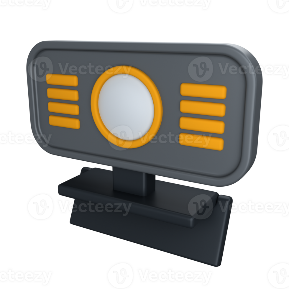 3D icon web cam png