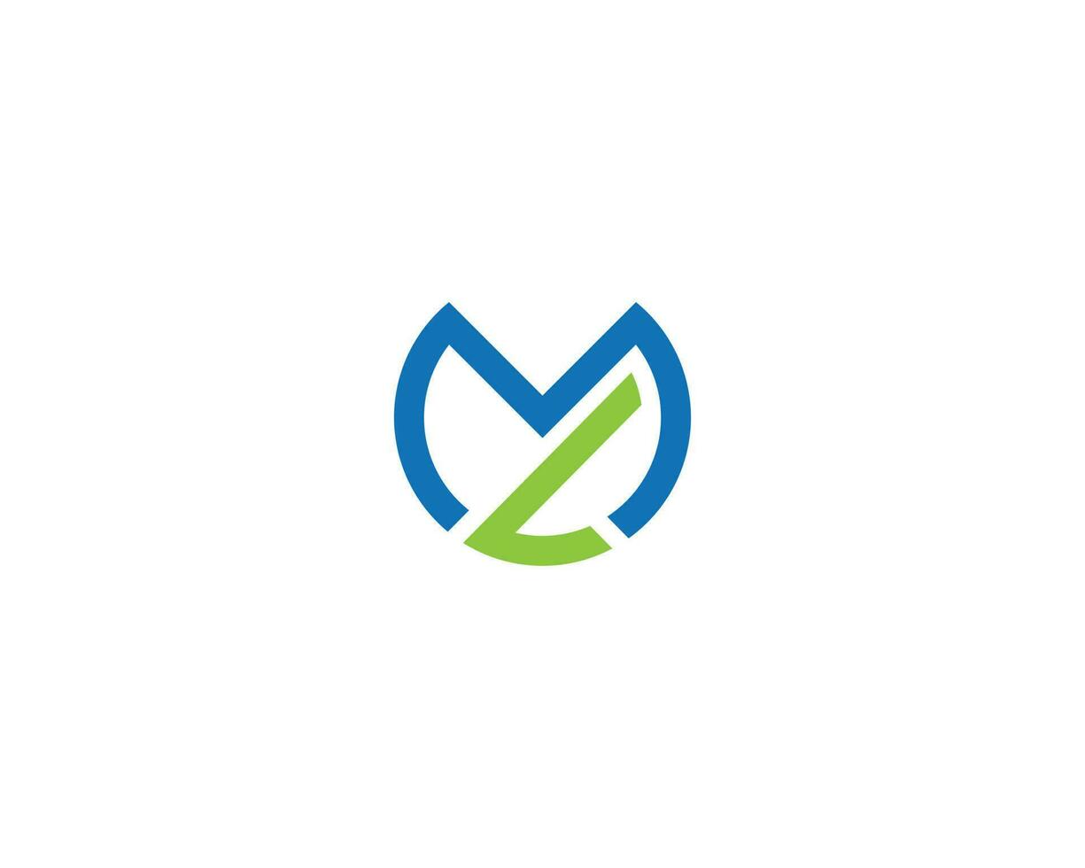Letter ML And LM Logo Simple Icon Design Vector Template Symbol.