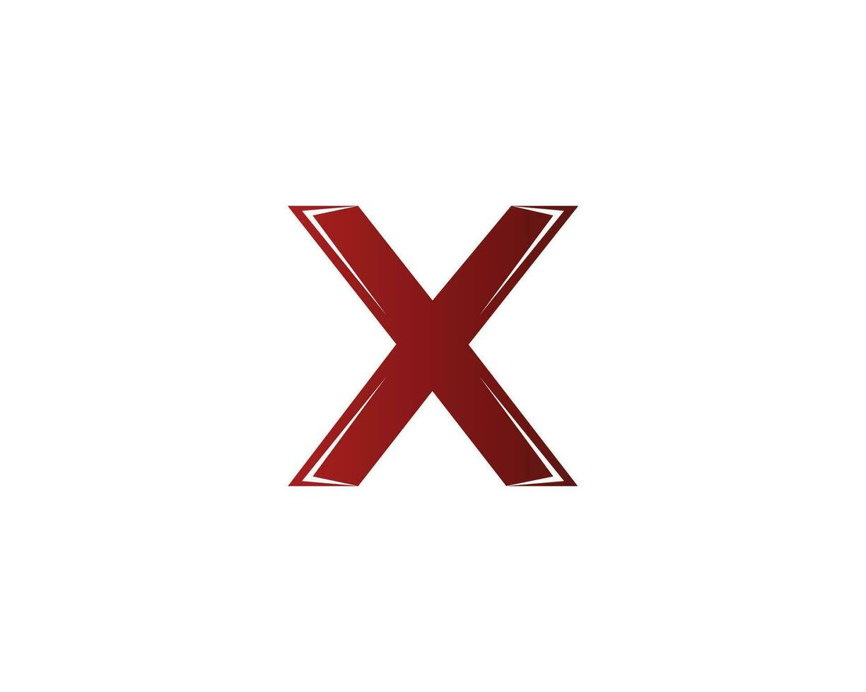 Letter X Logo Design Concept. Abstract X Logo Modern Vector Template Illustration.