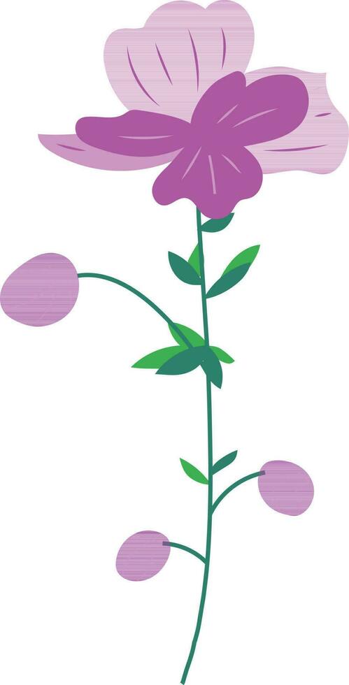 Carnation Flower Illustration Design Graphic Element Art Card vector