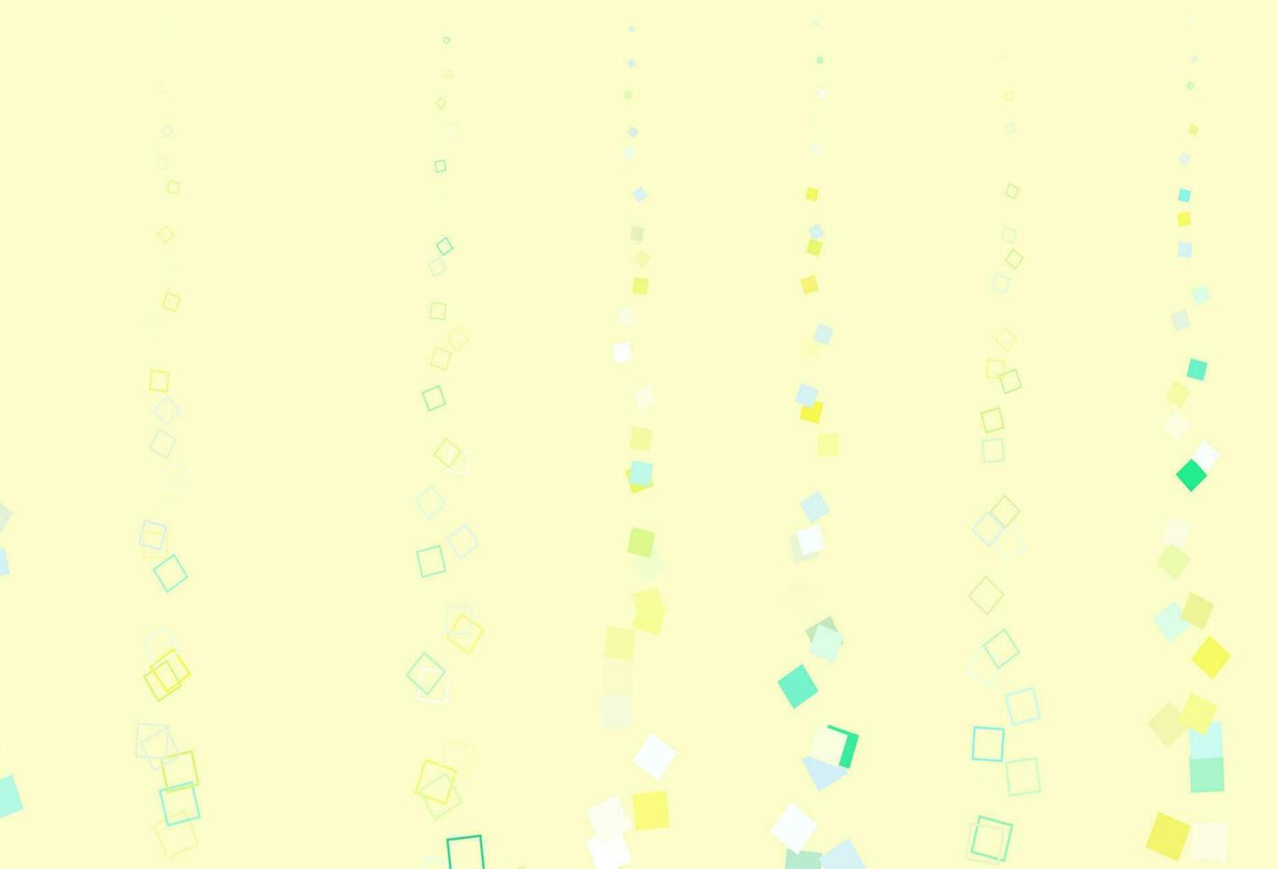 Light Green, Yellow vector backdrop with lines, rectangles.