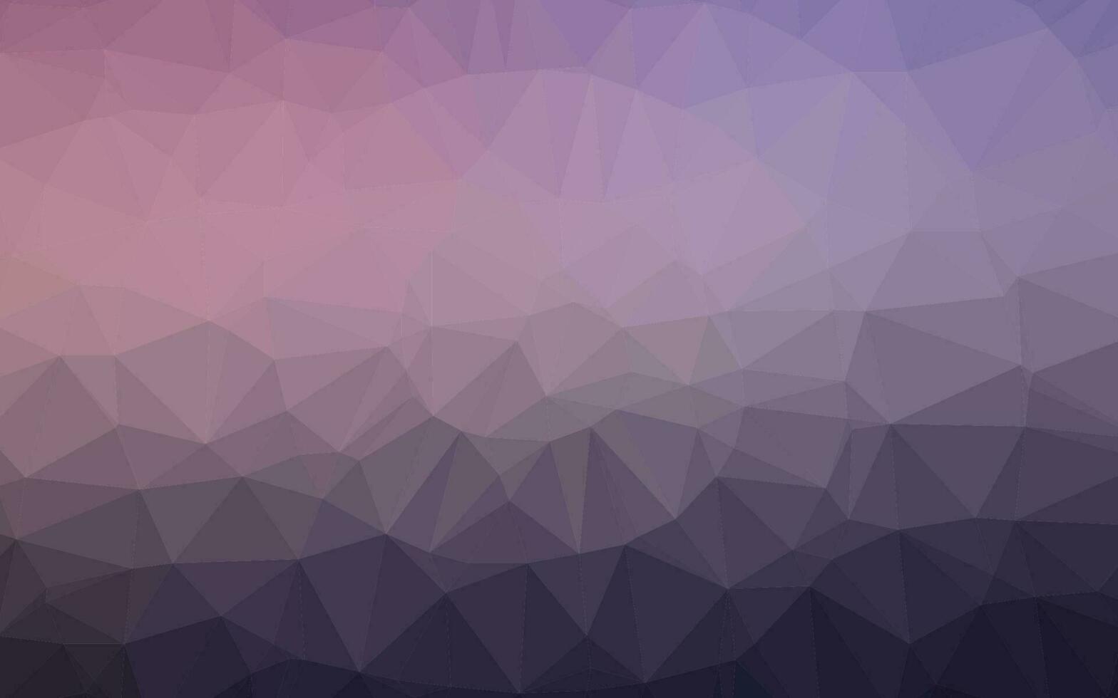 Dark Pink vector triangle mosaic cover.