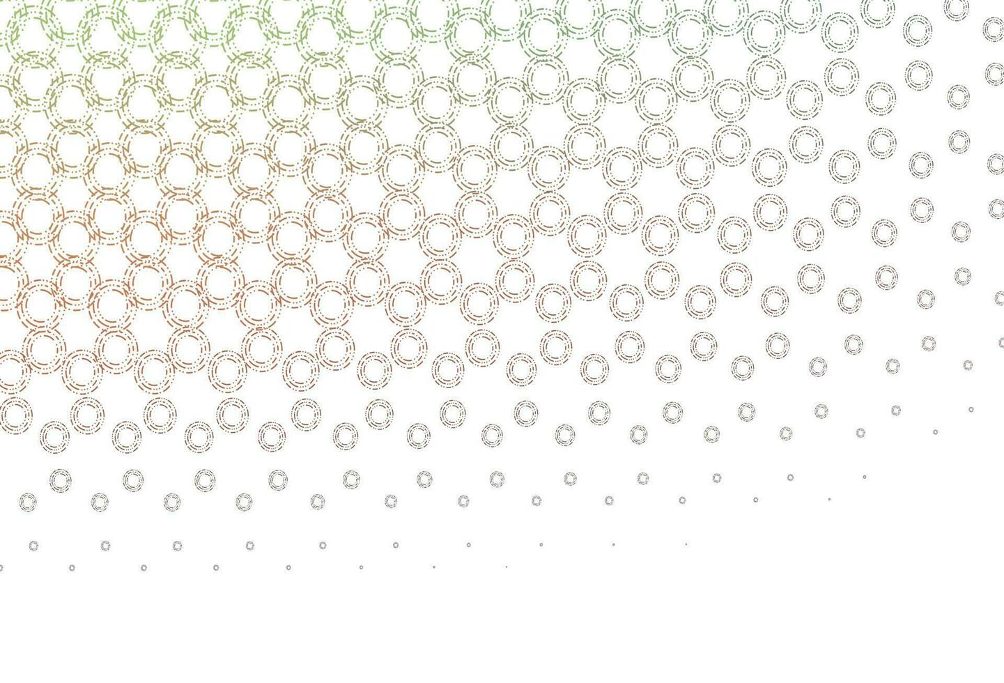 Light green, red vector texture with disks.