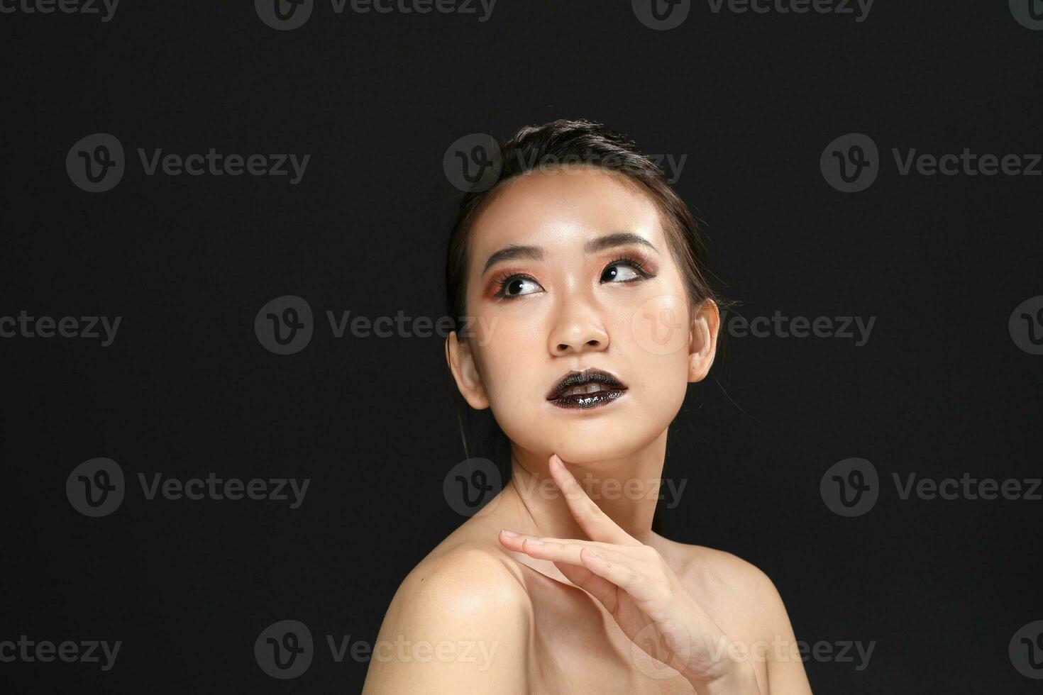 South east Asian beautiful young lady fashion makeup cosmetic photo
