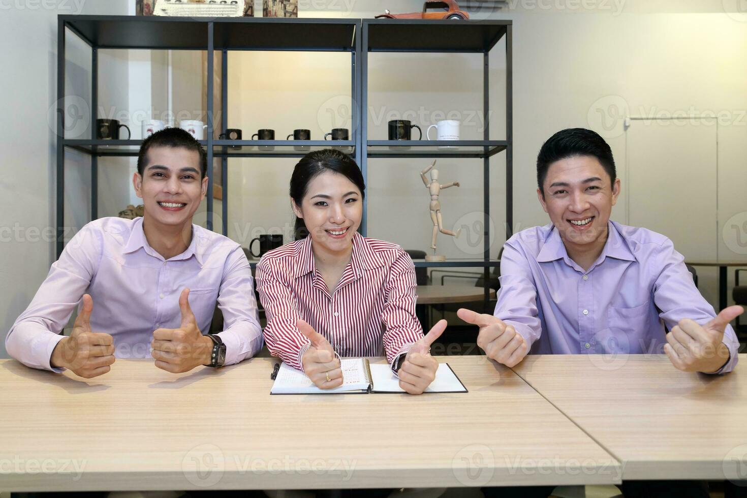 Young south east Asian middle eastern man woman business colleague outdoor stand pose photo