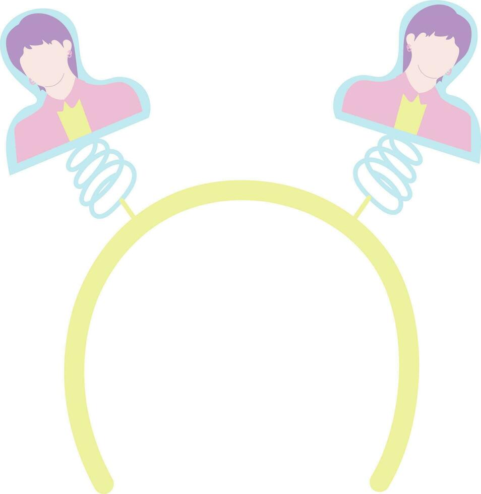 Kpop Headband Illustration vector