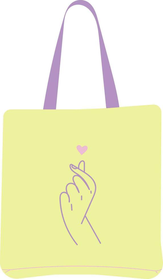 Kpop Totebag Illustration vector
