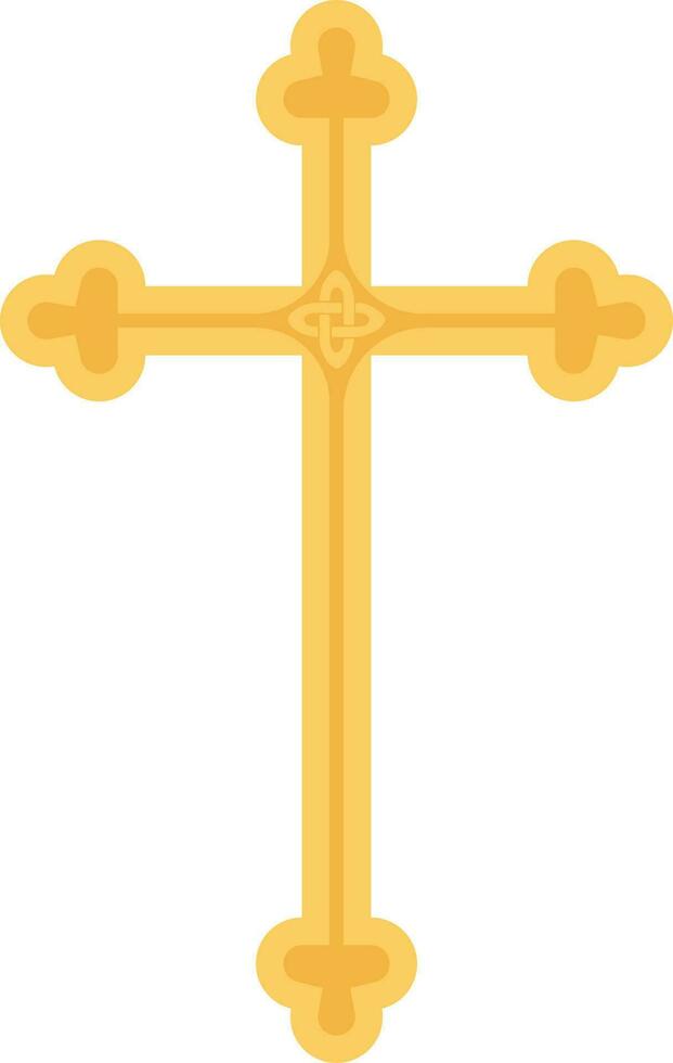 Christian Cross Icon vector