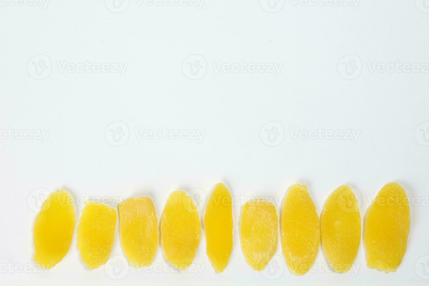 Dry preserved pineapple ripe fruit slice colorful sweet 24546719 Stock