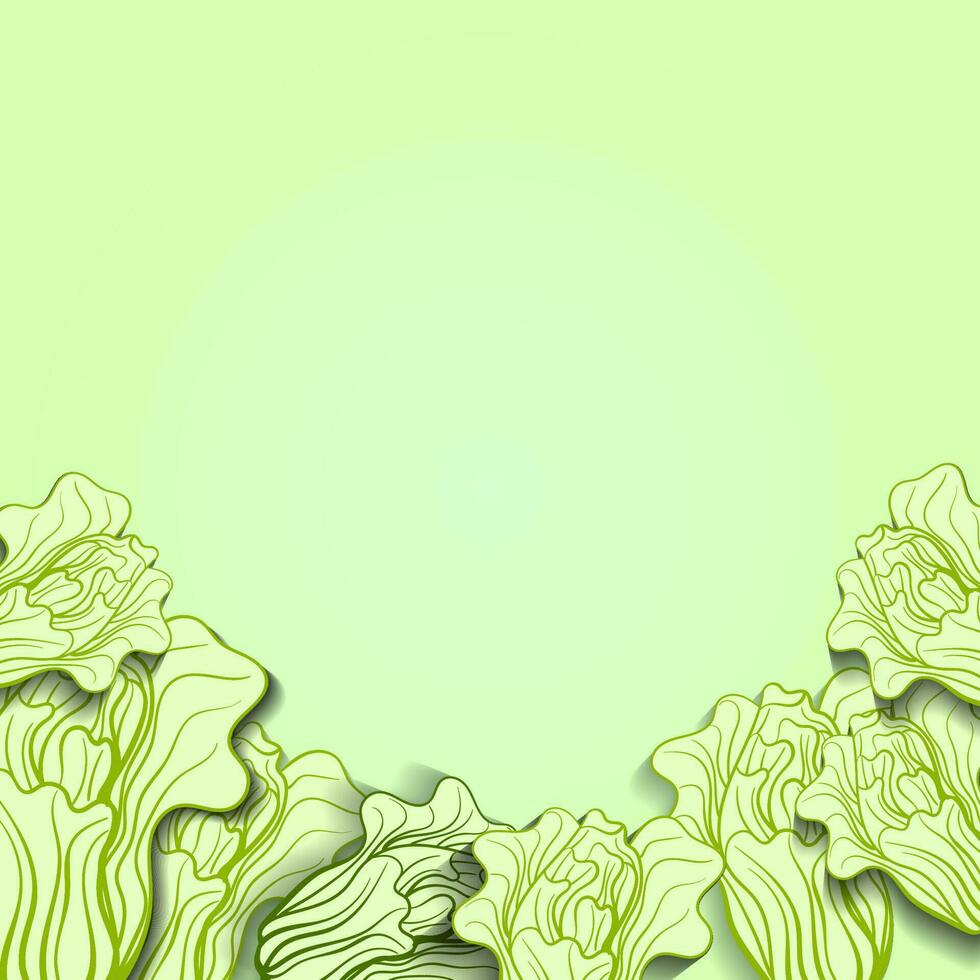 mostaza verde resumen antecedentes vector ilustración