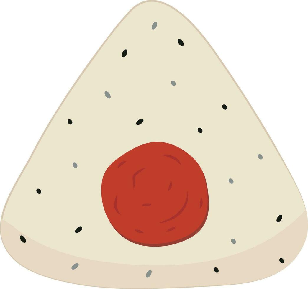 japonés onigiri arroz pelota cocina ilustración gráfico elemento Arte tarjeta vector