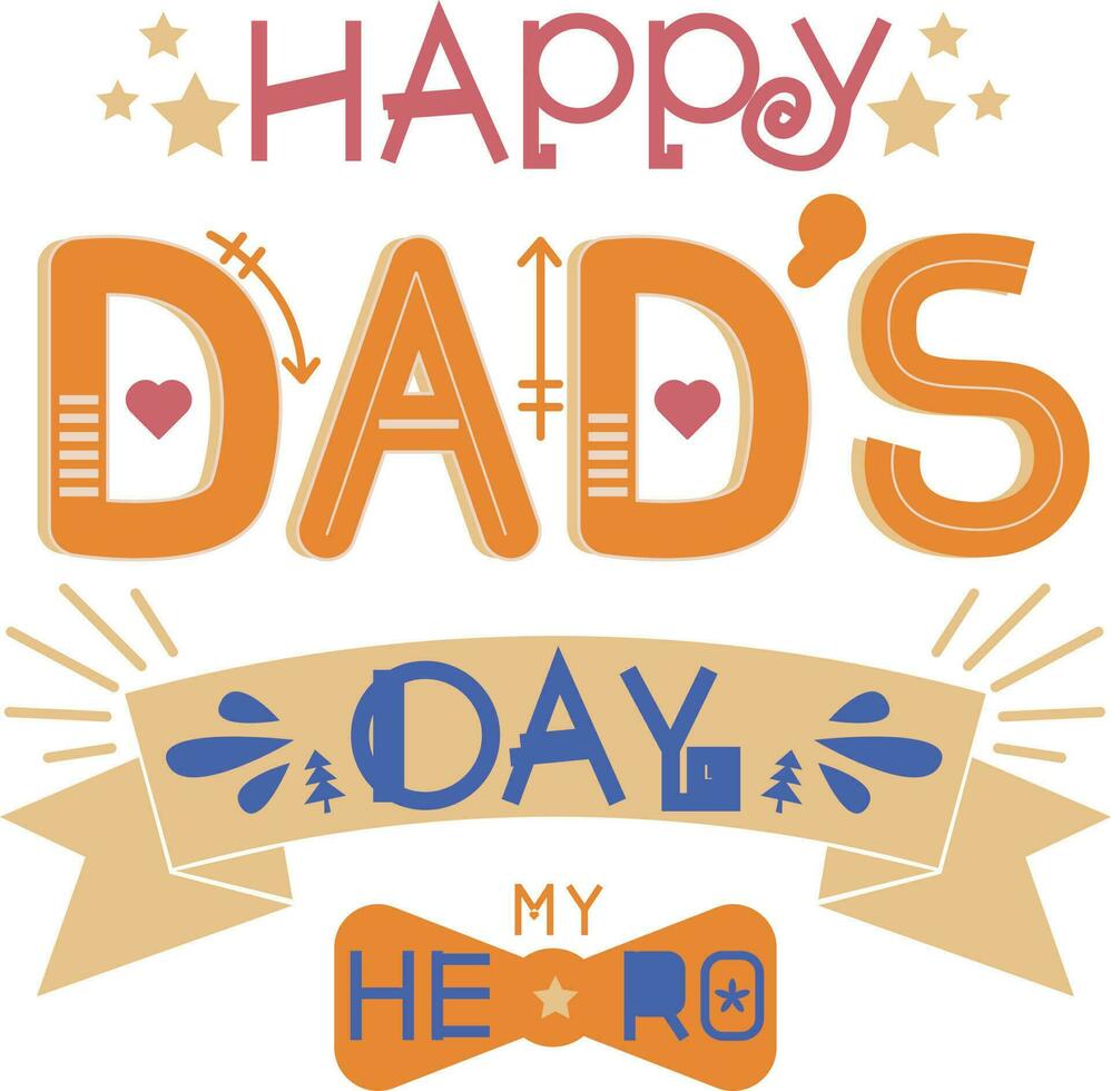 Happy Father's Day Card Typeface Symbol Sticker Art vector