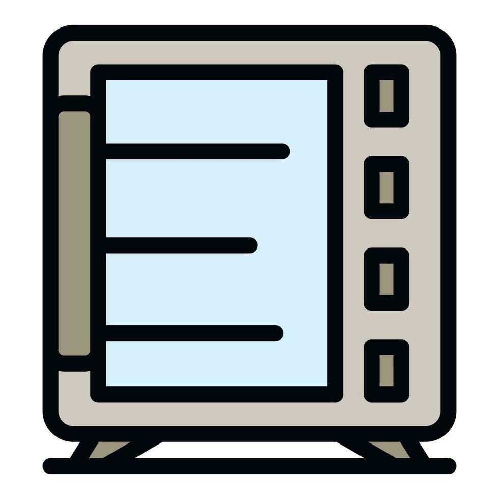 Automatic drinking machine icon vector flat