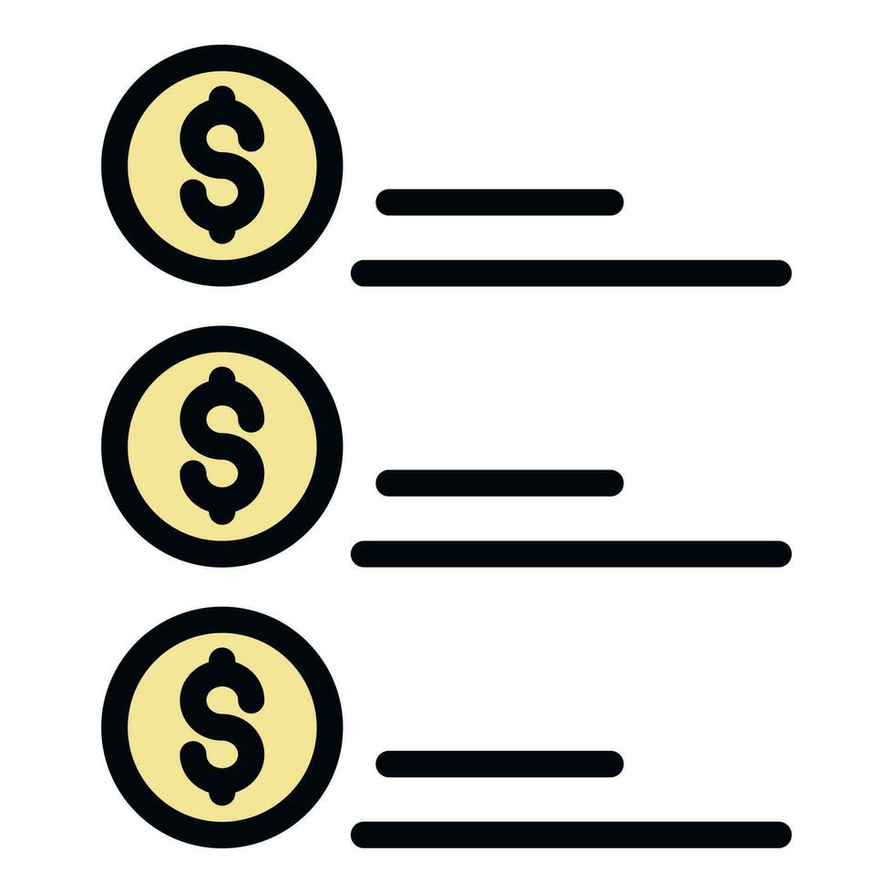 Financial planning economy icon vector flat