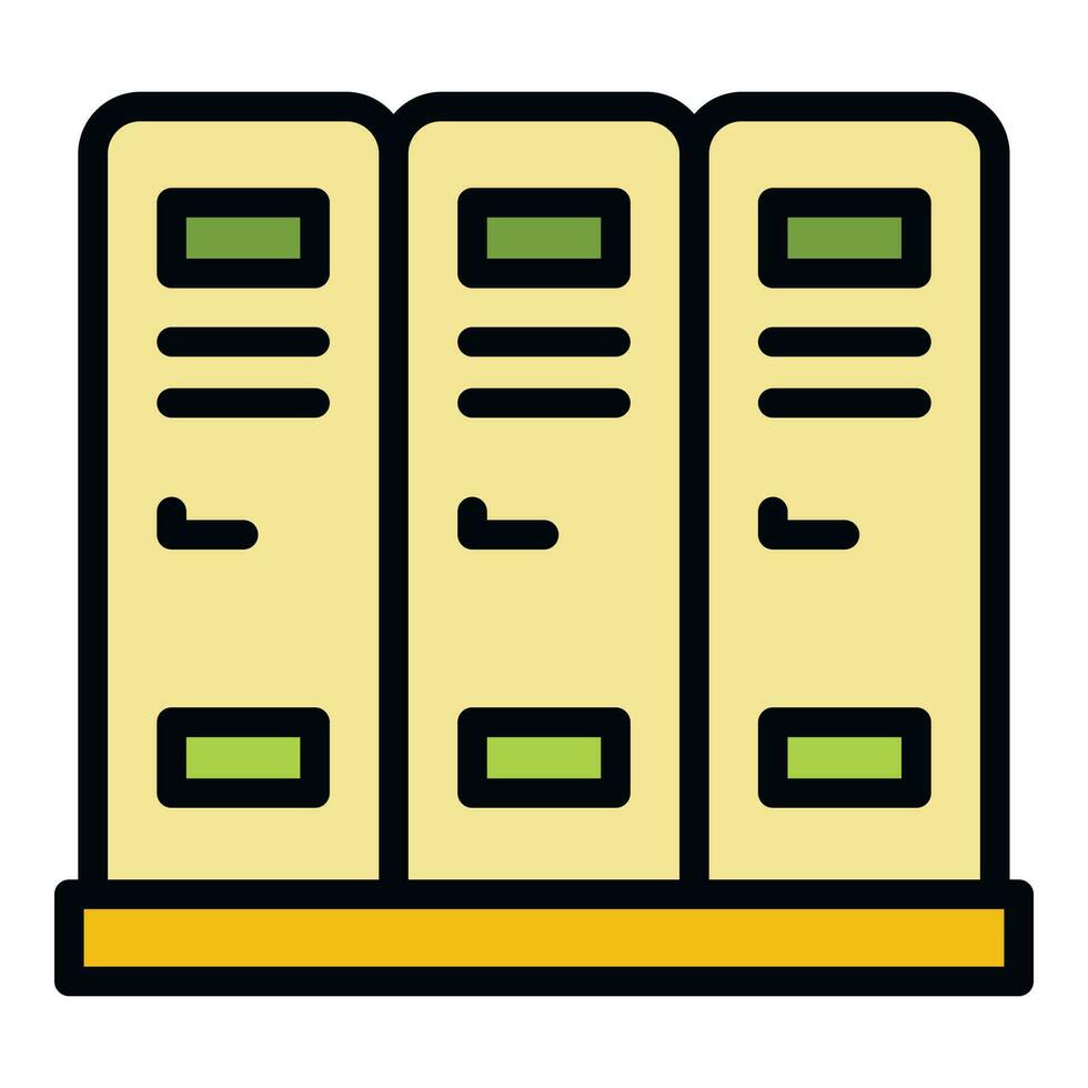 School folders icon vector flat