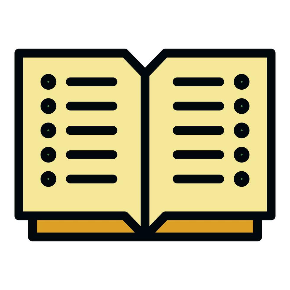 Lunch menu icon vector flat