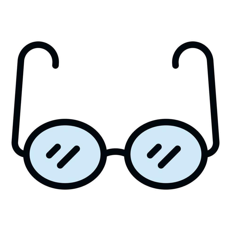 School glasses icon vector flat