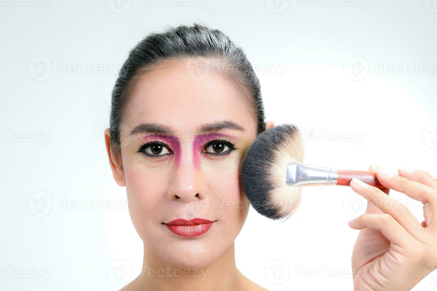 Asian Woman Fashion Makeup photo
