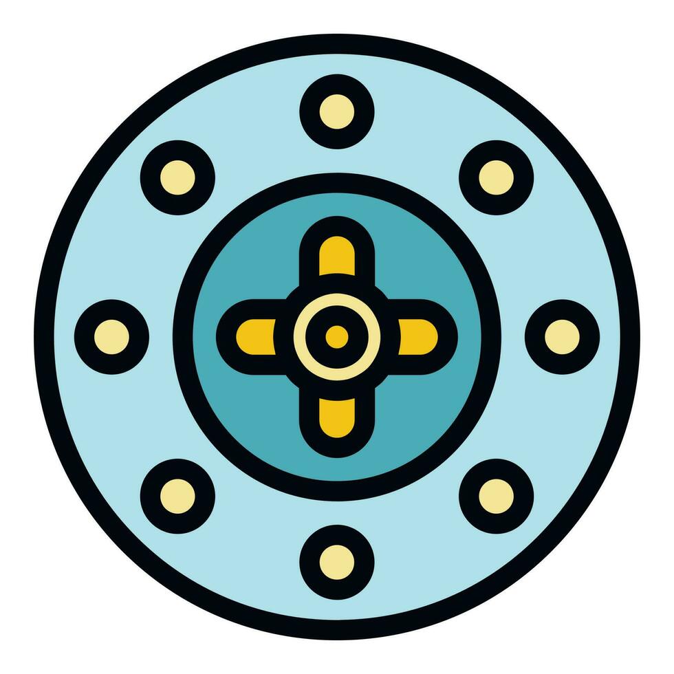 Deposit room access icon vector flat