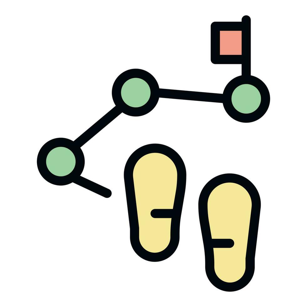 Personal realization icon vector flat