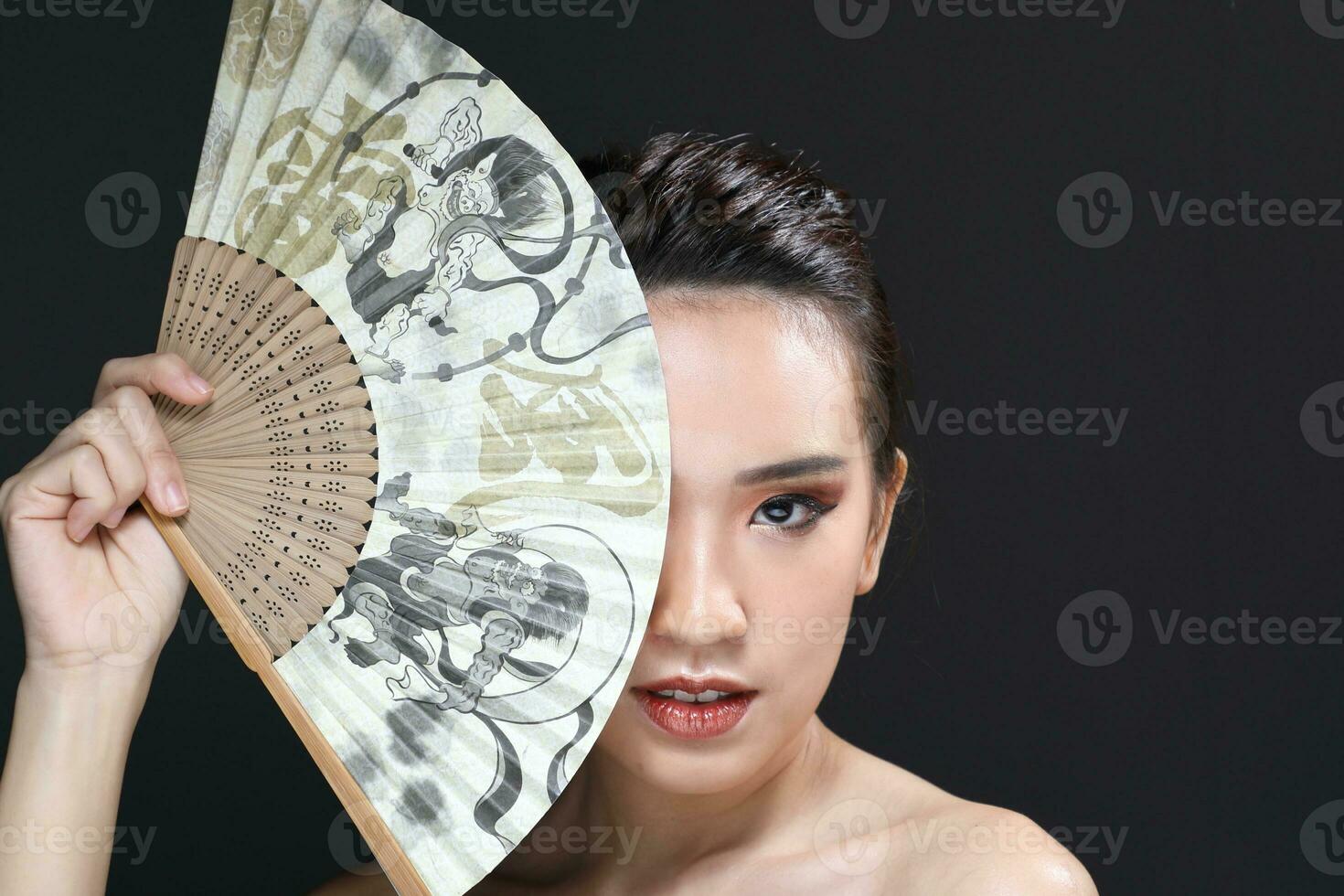 South east Asian beautiful young lady fashion makeup cosmetic photo