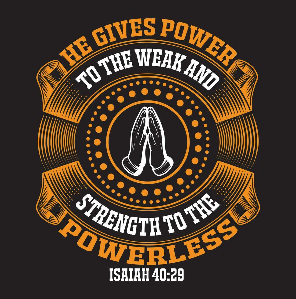 Bible Verses T-shirt Quotes Vector Design Vol-2