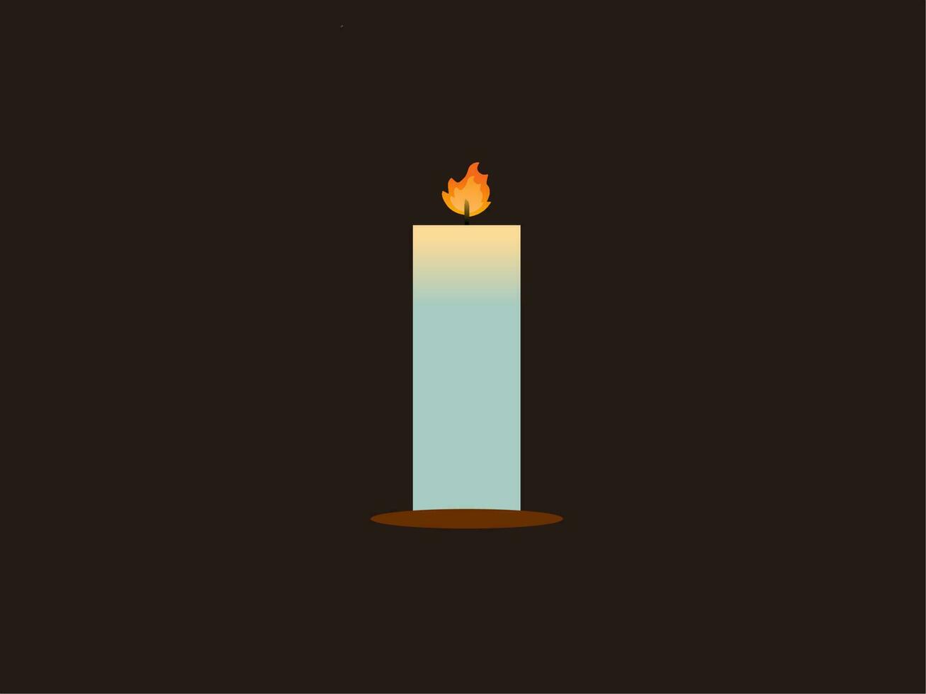 candle icon background vector