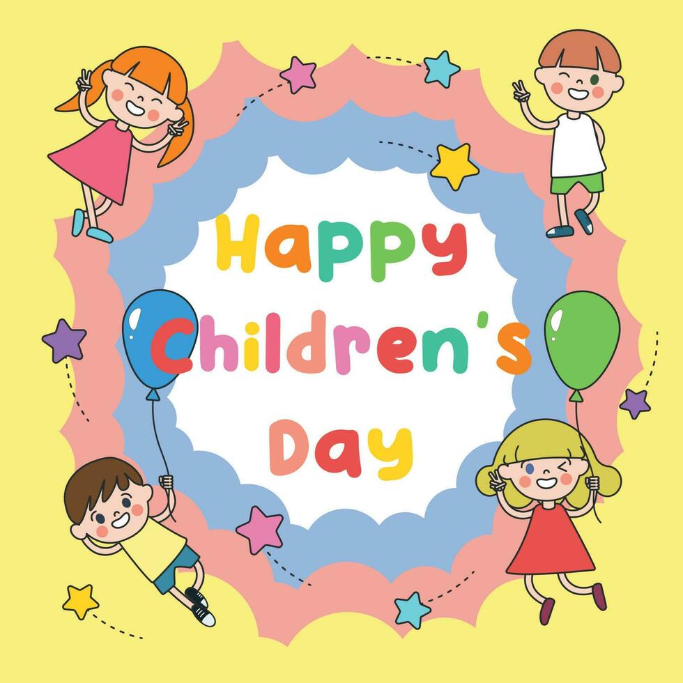 Happy Children's Day vector