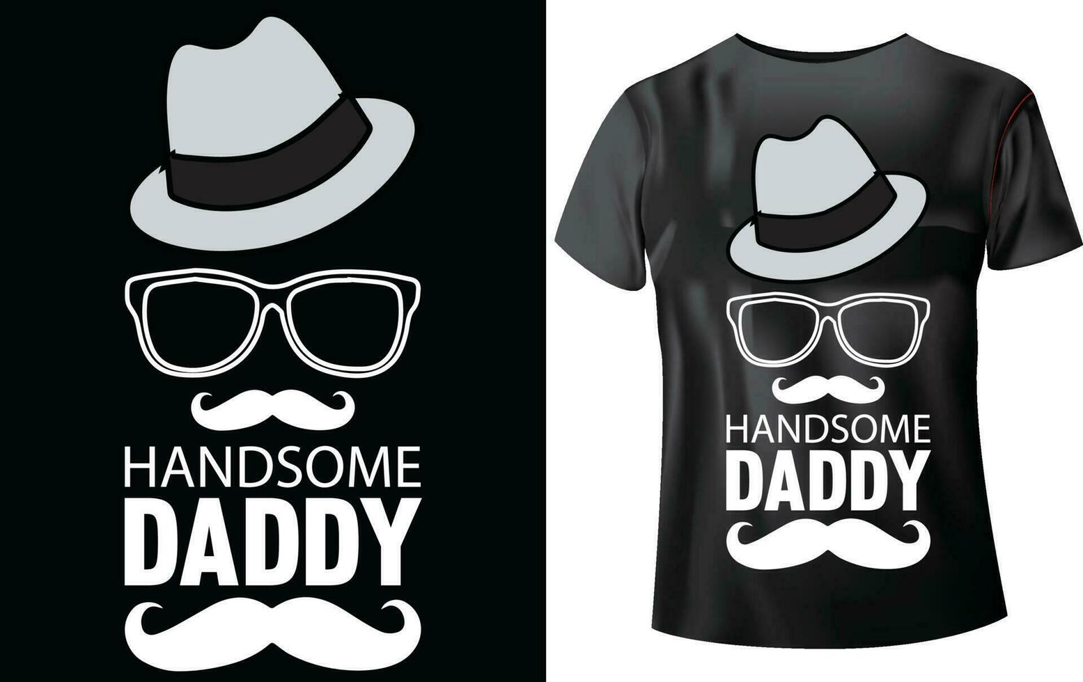 diseño de camiseta de papá vector