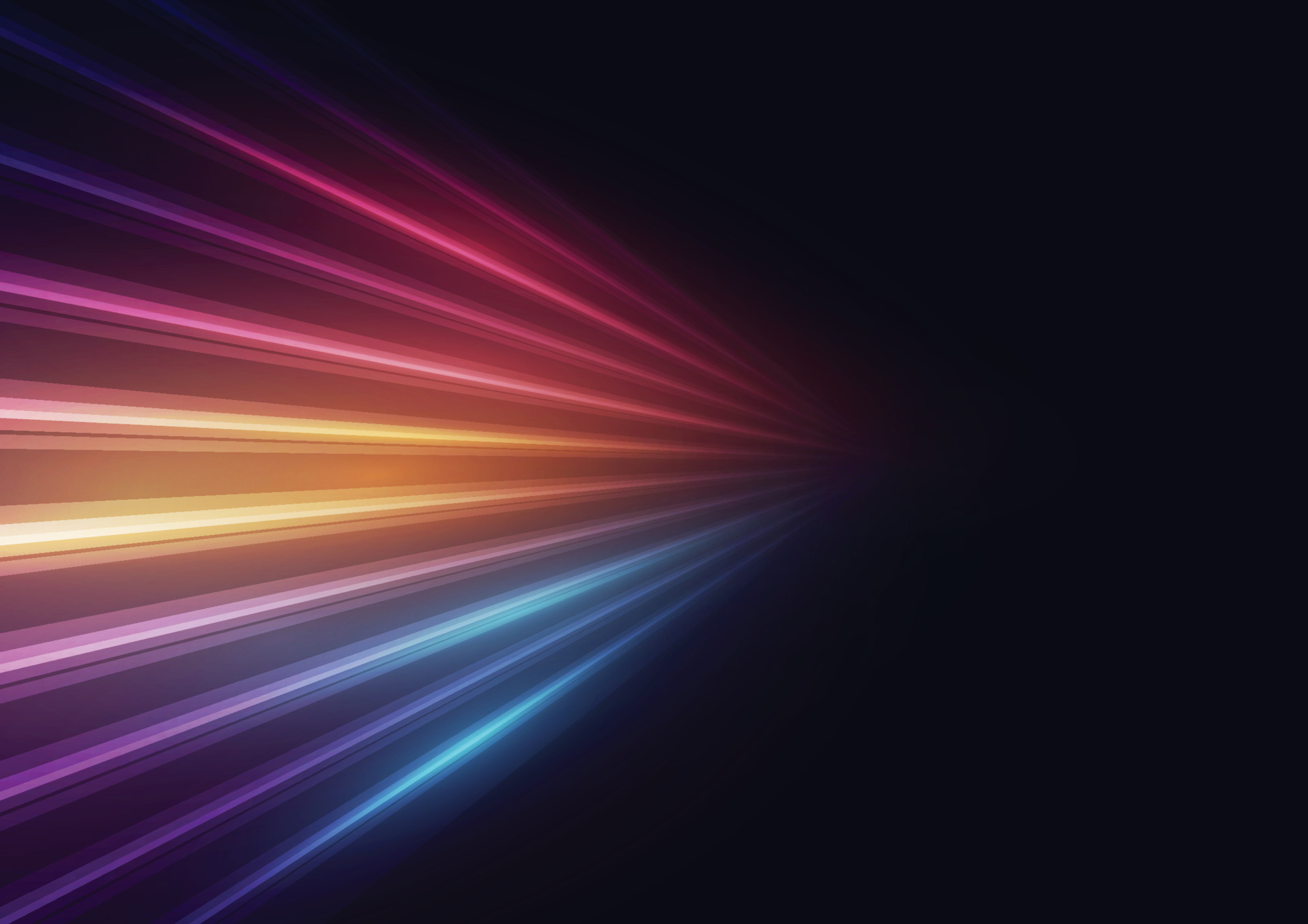 Modern abstract highspeed light motion effect on black background