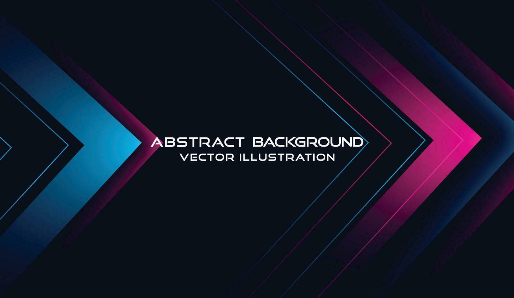 Abstract modern hight speed light arrow line technology effect on black background vector