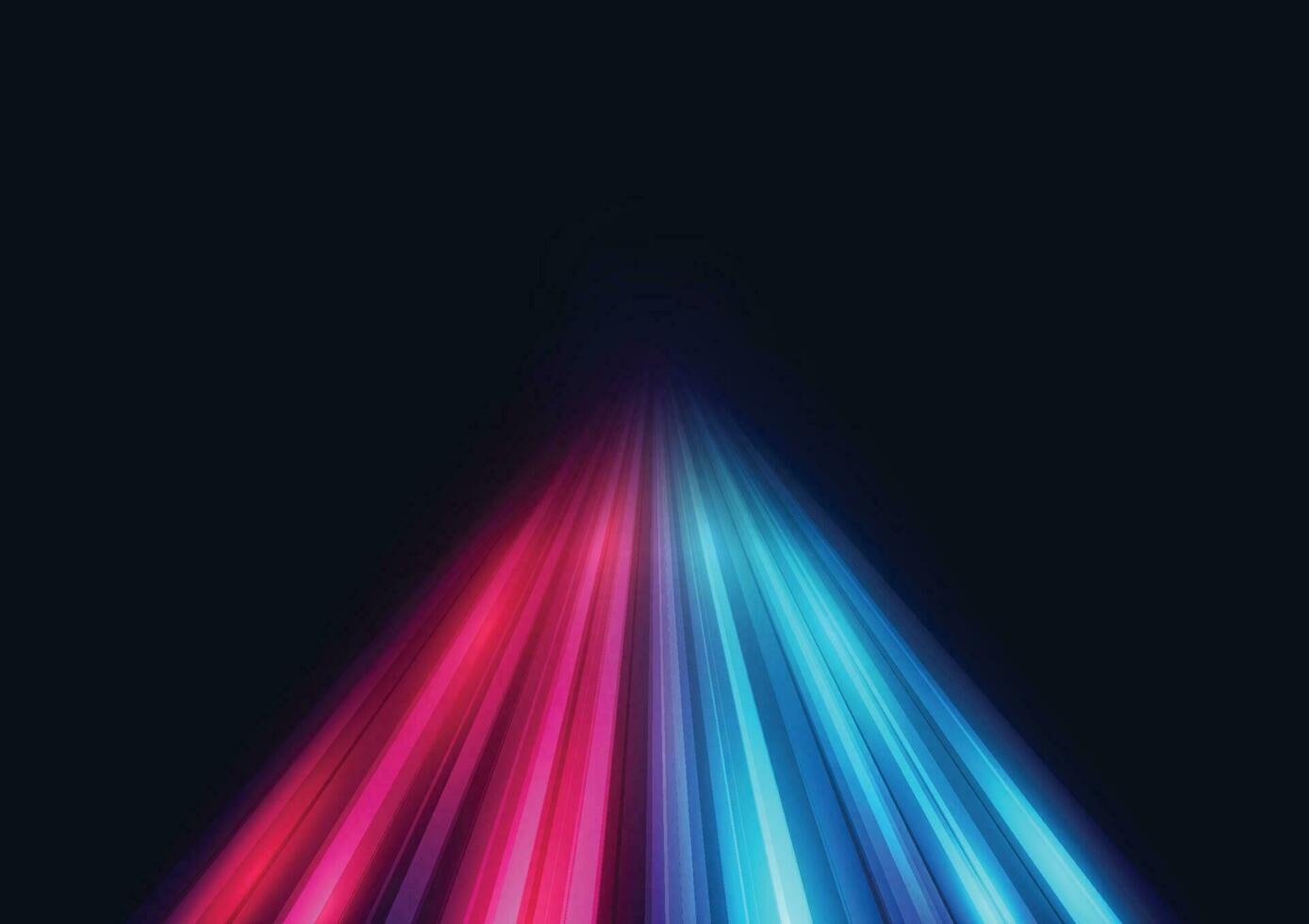 Modern abstract highspeed light motion effect on black background vector illustration