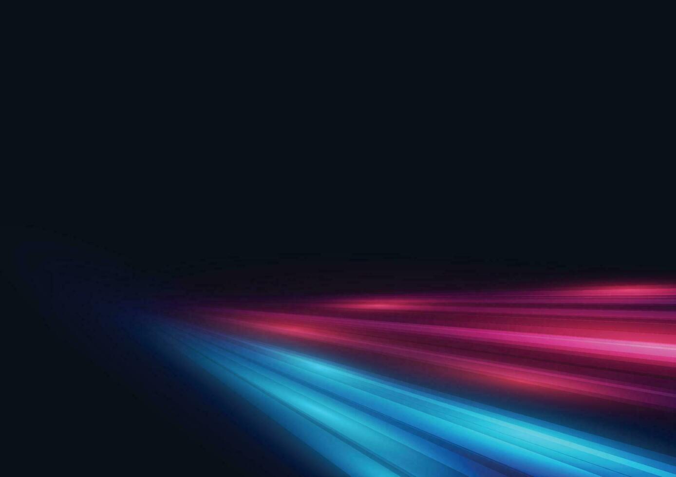 Modern abstract highspeed light motion effect on black background vector illustration