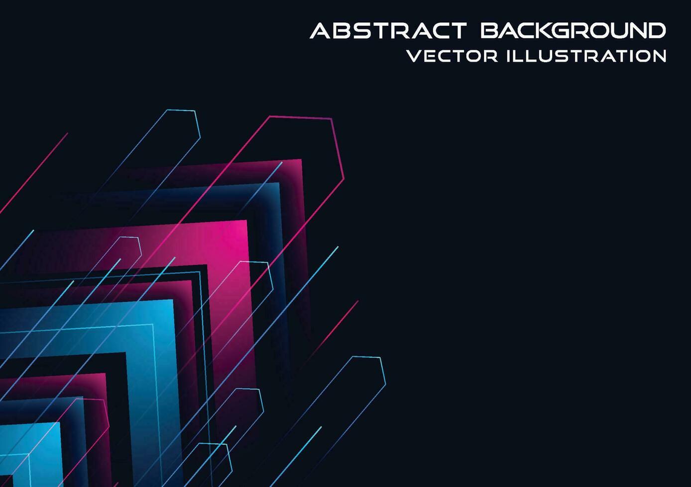 Abstract modern hight speed light arrow line technology effect on black background vector