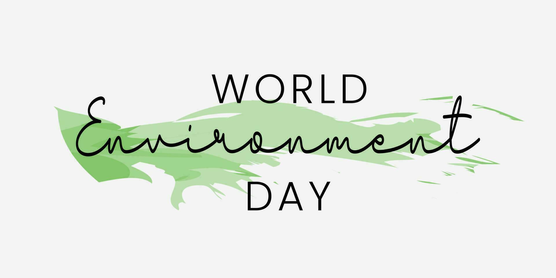 World Environment Day. Creative Poster Or Banner Of World Environment Day. vector
