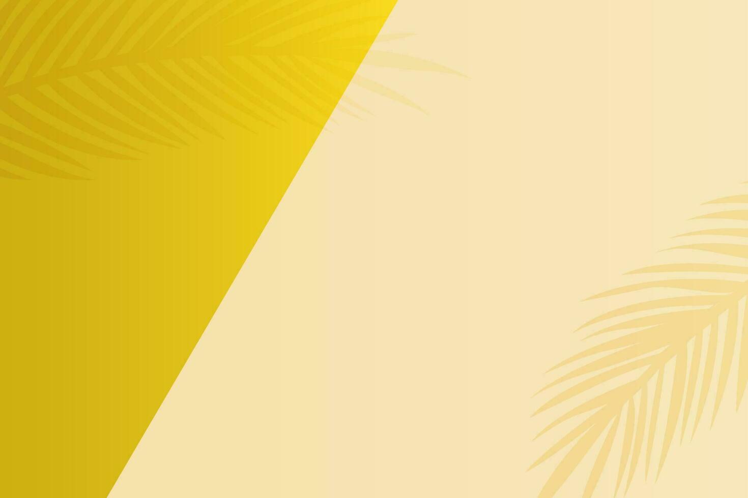 Banner background with shadows of tropical plants. Vector ad illustration for promotion of summer goods.