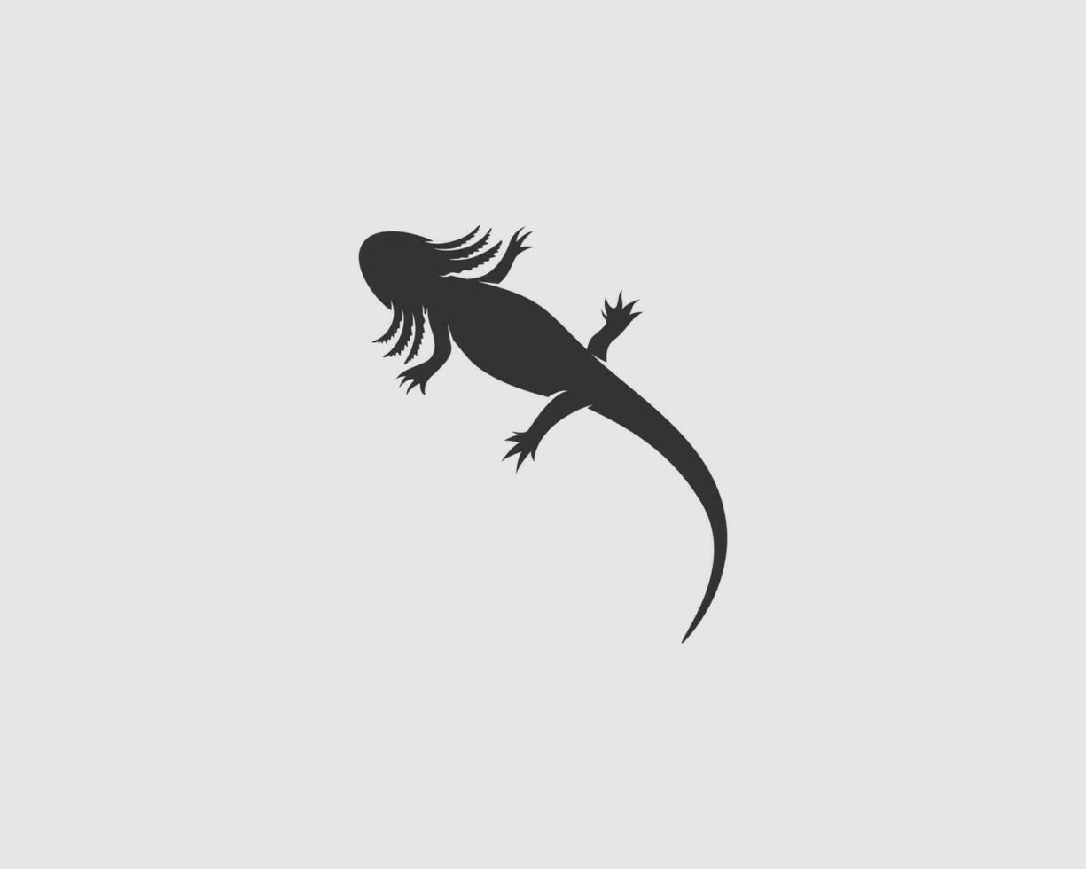 axolotl vector silhouette