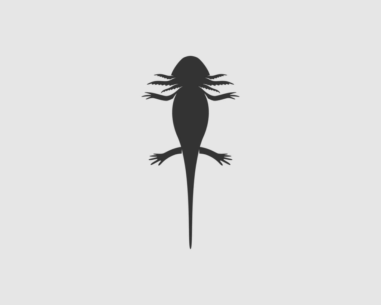axolotl vector silhouette