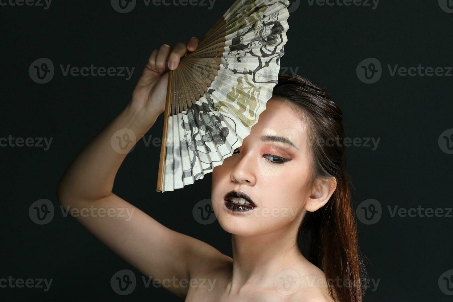 South east Asian beautiful young lady fashion makeup cosmetic photo