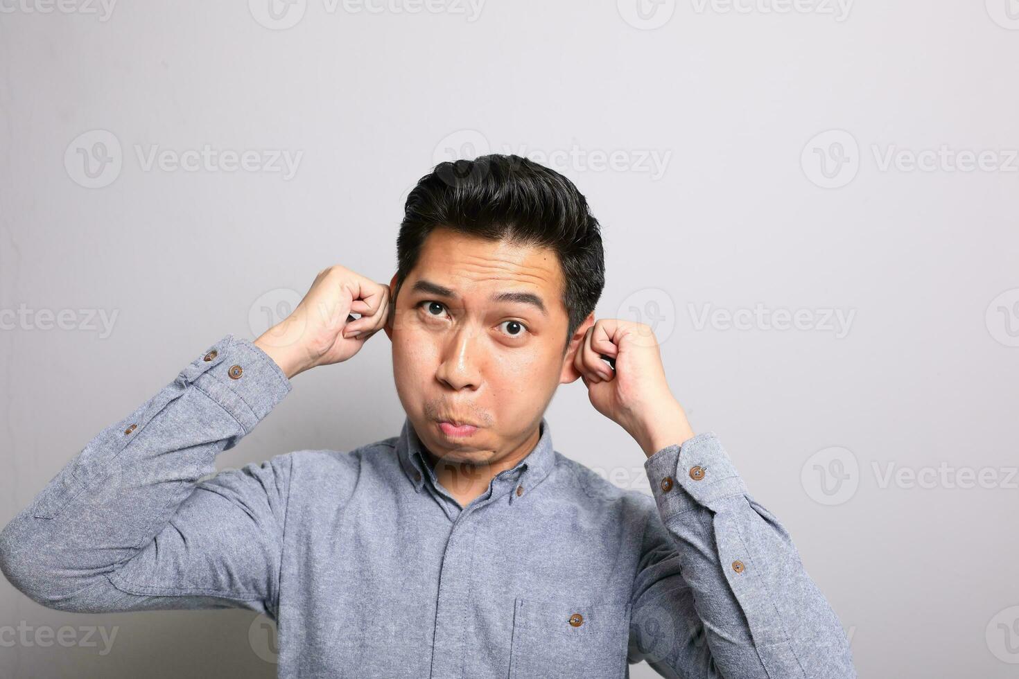 South east Asian Malay Chinese man woman  facial expression photo