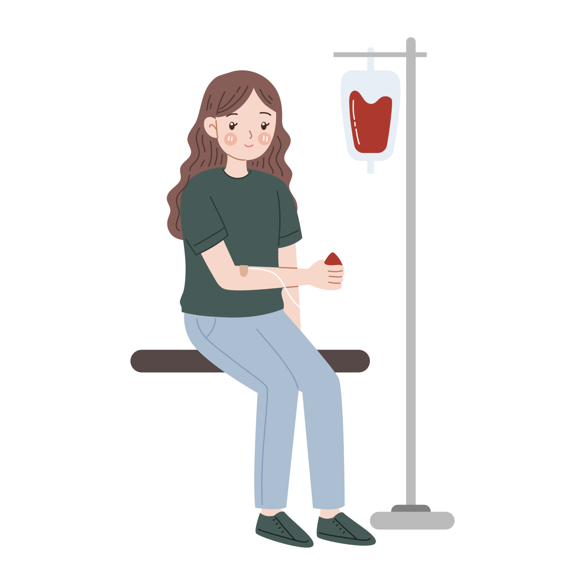 donate blood cartoon character illustration 24553388 PNG