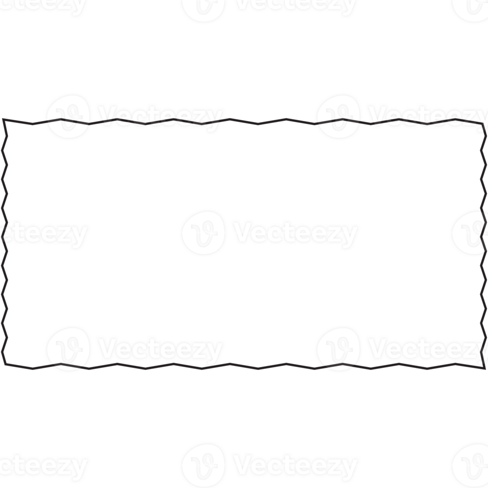 Rectangle line vintage frames border png