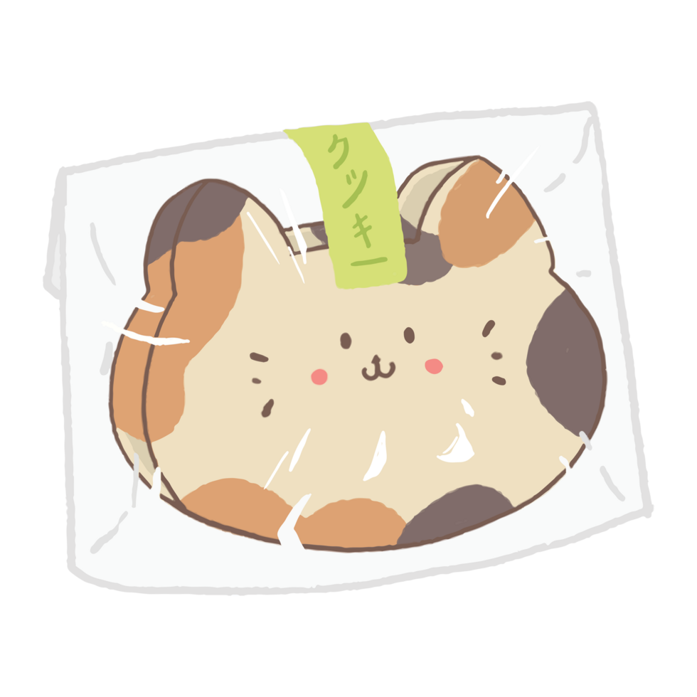 Cat cookies asset png