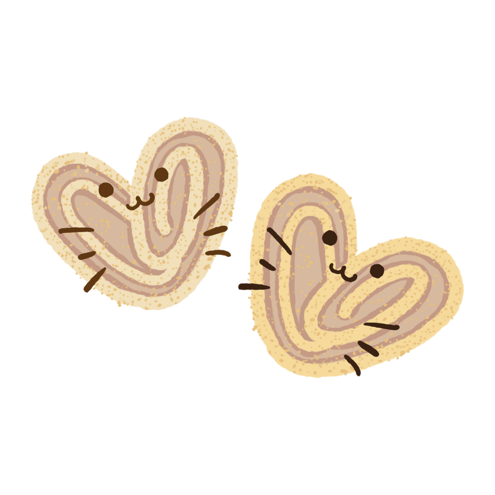 Cat cookies asset png