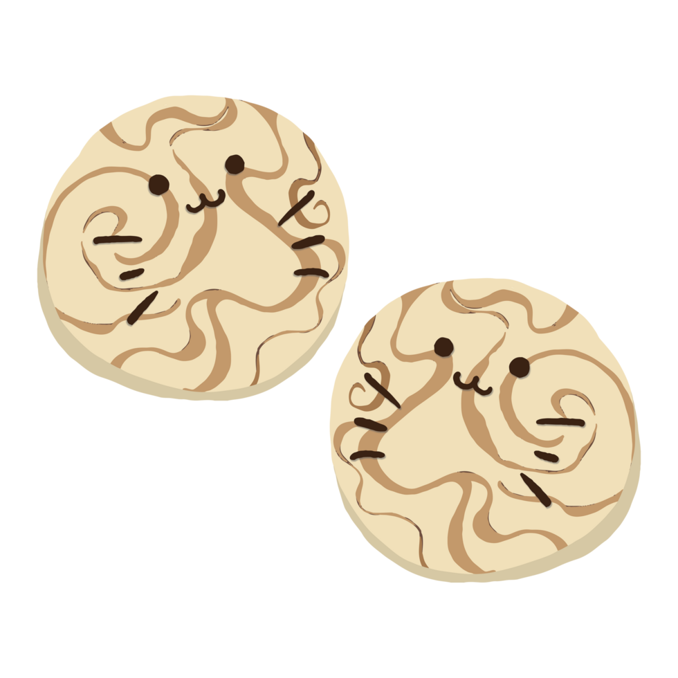 Cat cookies asset png