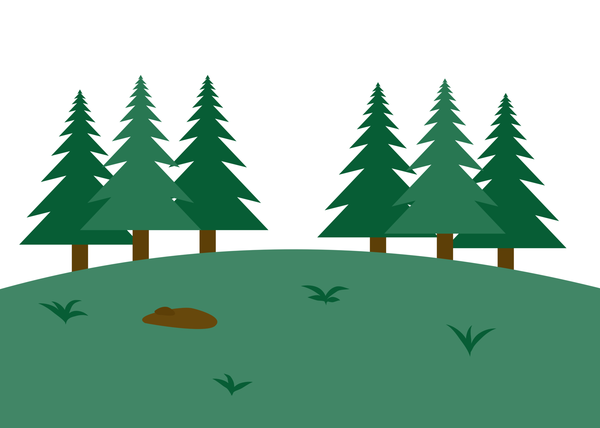 mountain-hike-pine-tree-green-24554177-png